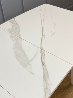 Стол KENNER AA1400 белый/керамика белая