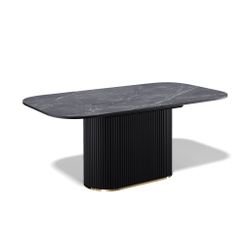 Стол Kenner LDs1600, черный/керамика SHAKESPEARE BLACK