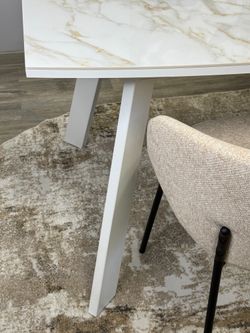 Стол KENNER SL1600 белый/керамика белая глянец