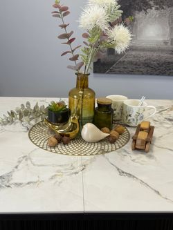 Стол Kenner LDs1600, белый/керамика TIANSHAN WHITE