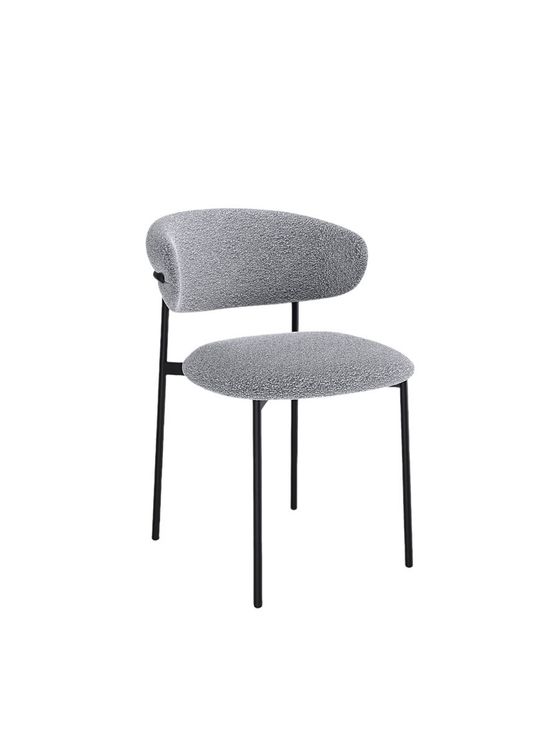 Стул KENNER 309SD черный/микробукле серый