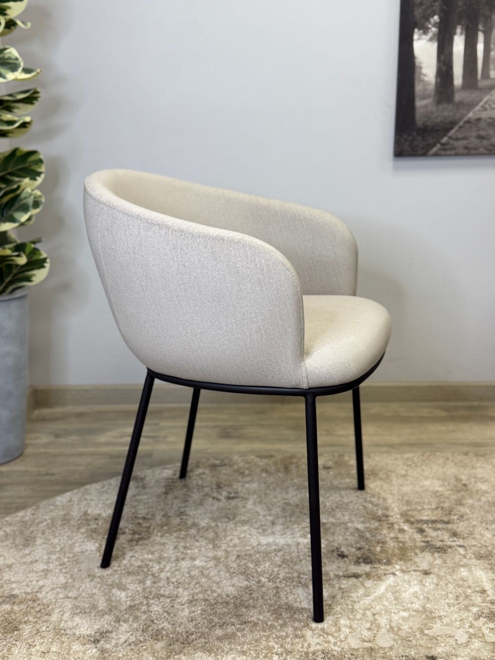 Стул KENNER 313SD черный/бежевый