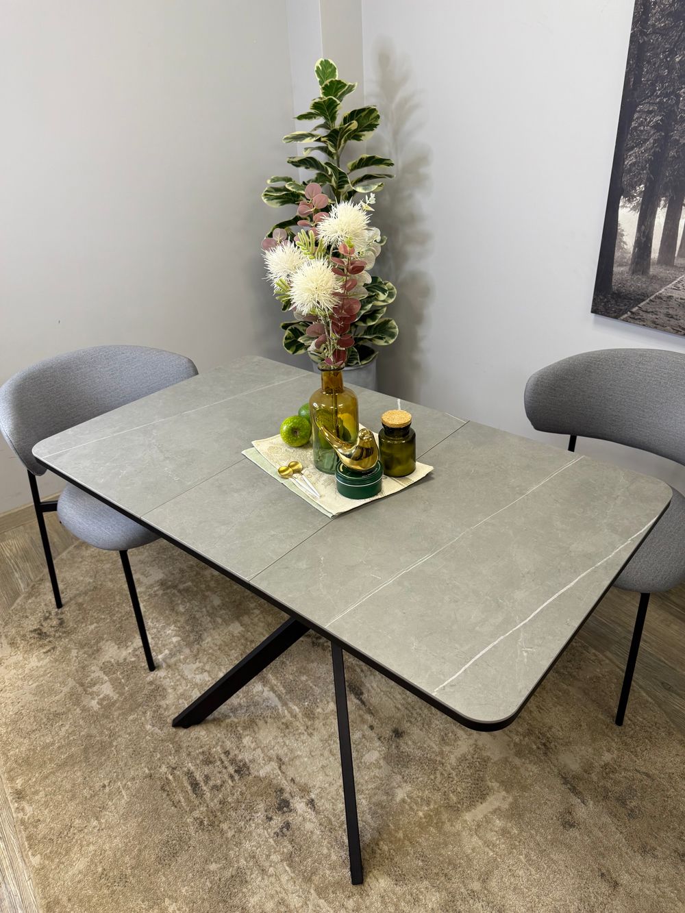 Стол Kenner BK900, черный/керамика NEW ARMANI GREY