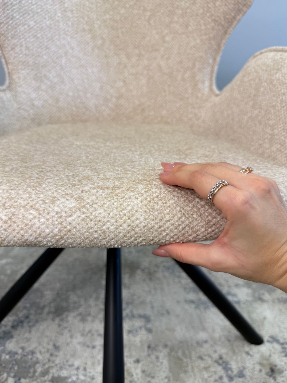 Стул KENNER 311SD черный/бежевый