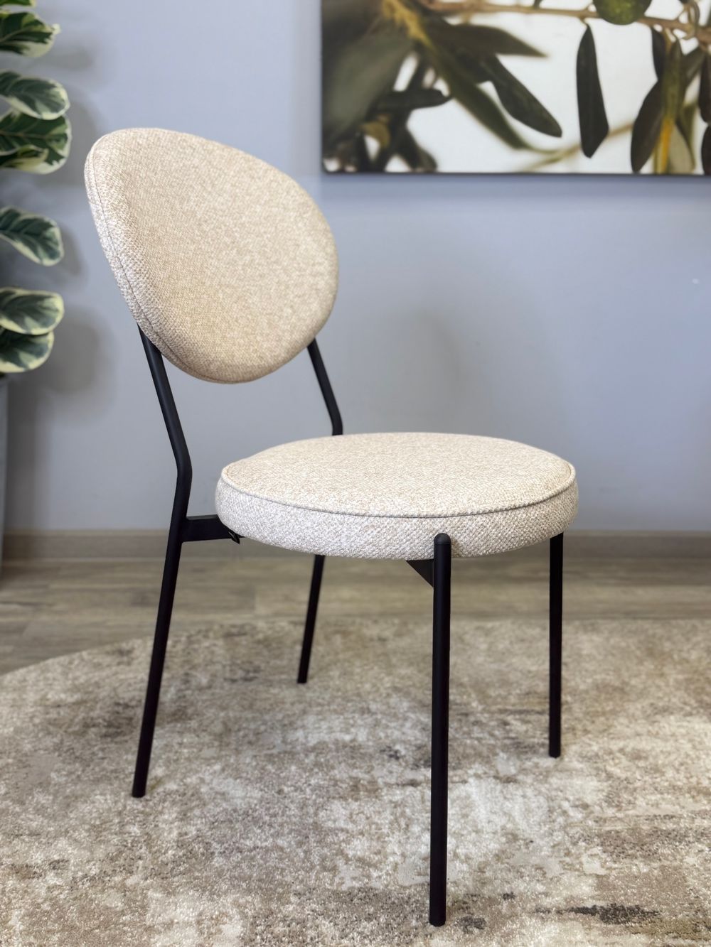 Стул KENNER 301SD черный/бежевый микробукле