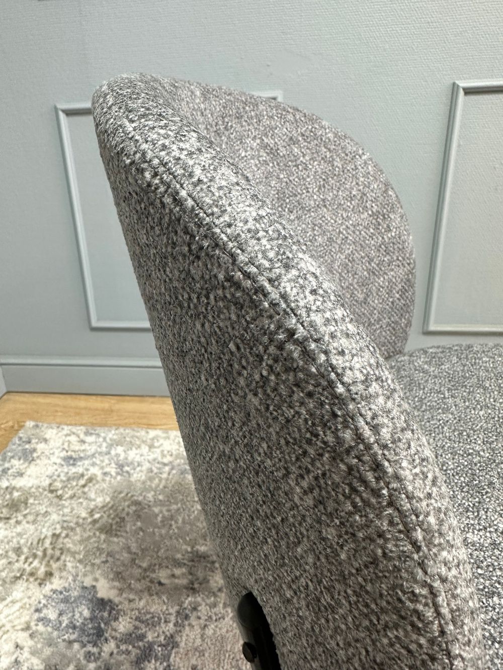 Комплект стульев 2шт KENNER 304SD черный/серый микробукле