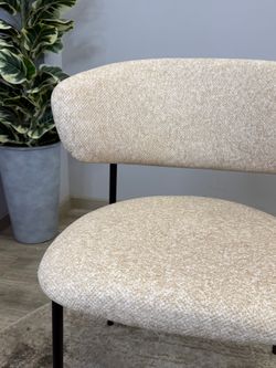 Стул KENNER 309SD черный/микробукле бежевый