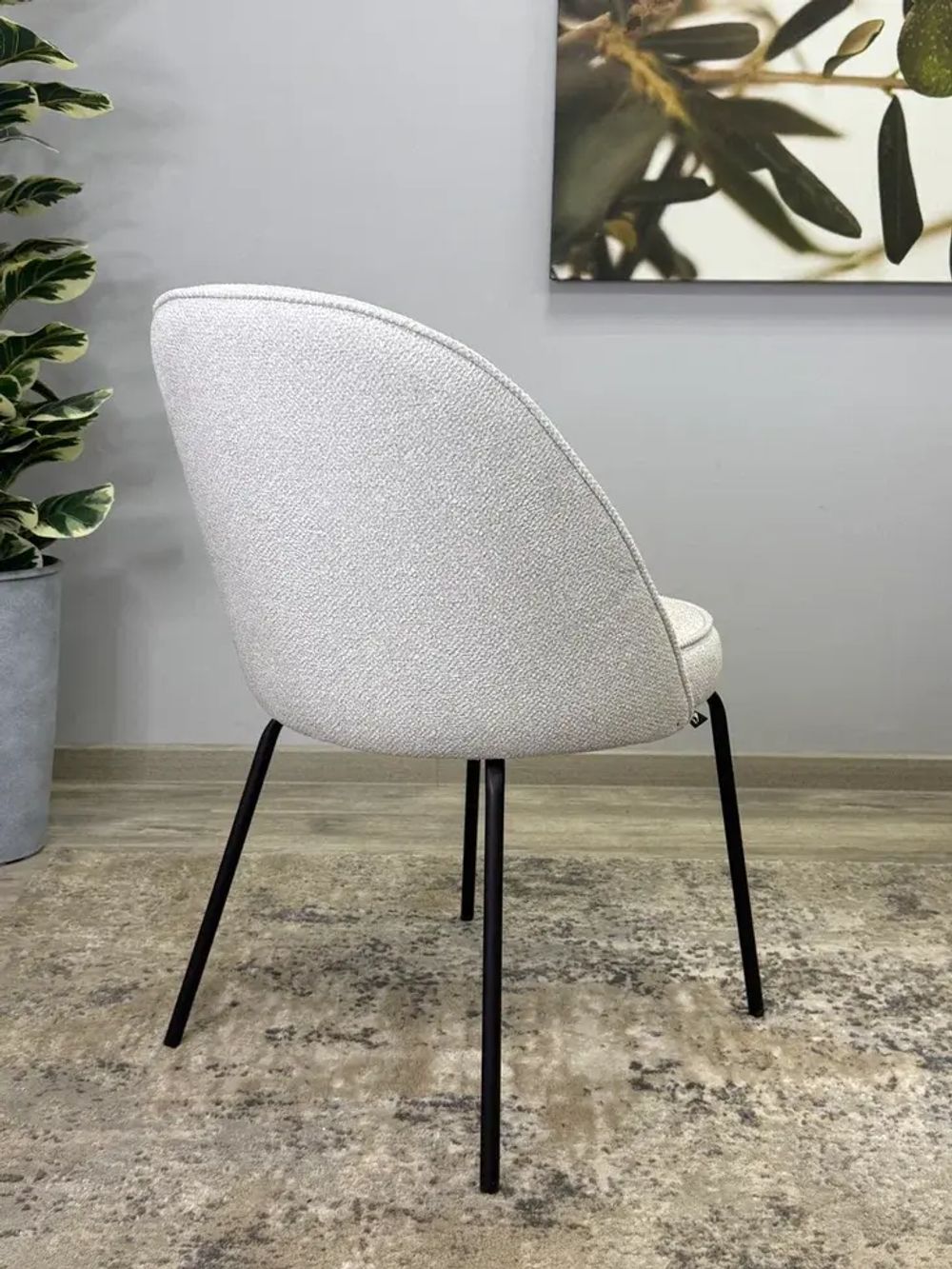 Стул KENNER 176SD черный/серебристый