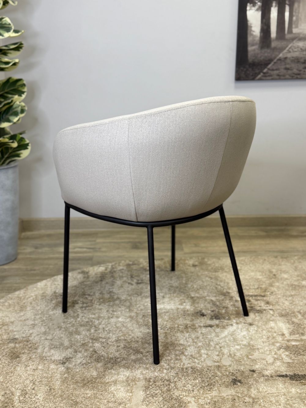 Стул KENNER 313SD черный/бежевый