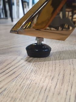 Стол KENNER R1100 золото/камень черный глянец