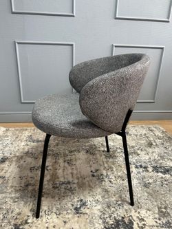 Комплект стульев 2шт KENNER 305SD черный/серый микробукле