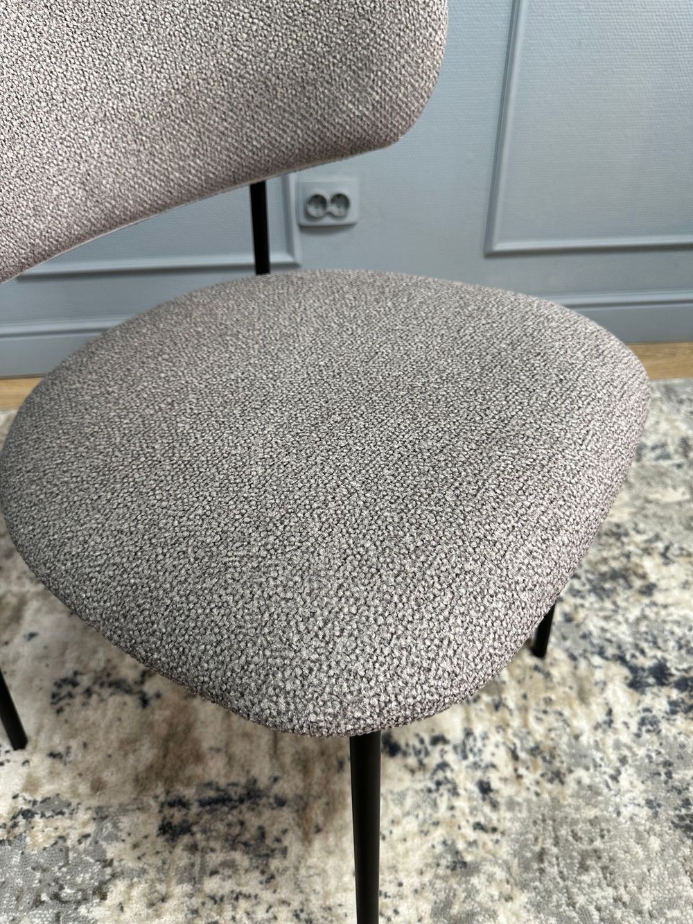 Комплект стульев 2шт KENNER 309SD черный/микробукле капучино