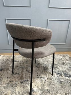 Комплект стульев 2шт KENNER 309SD черный/микробукле капучино