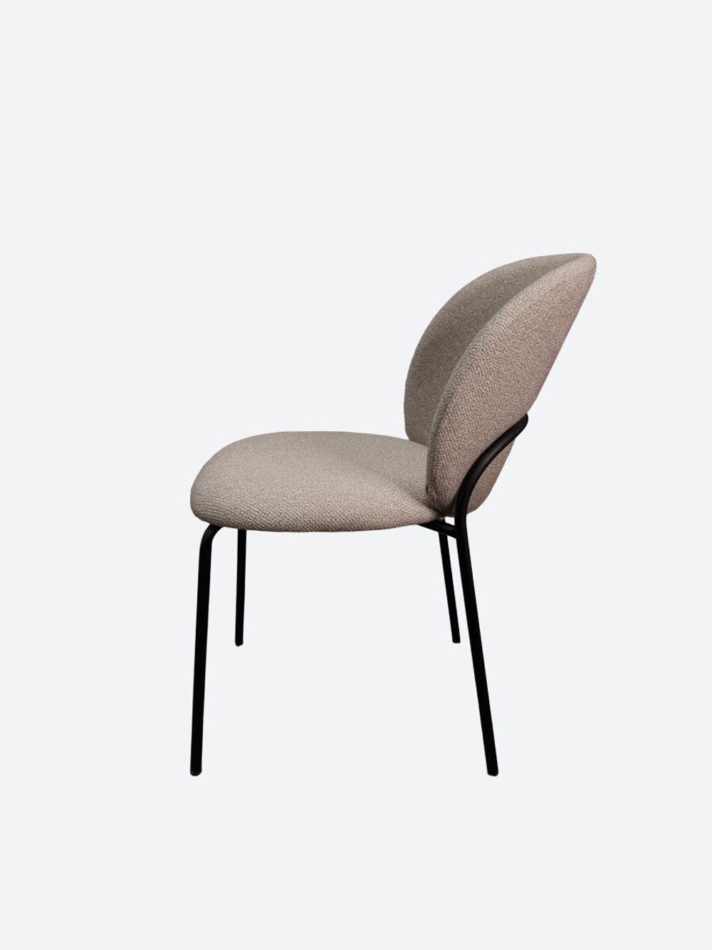 Стул KENNER 307SD черный/капучино