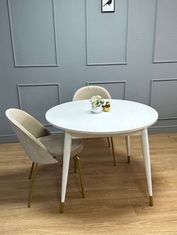 Стол KENNER K1000 венге/стекло крем сатин