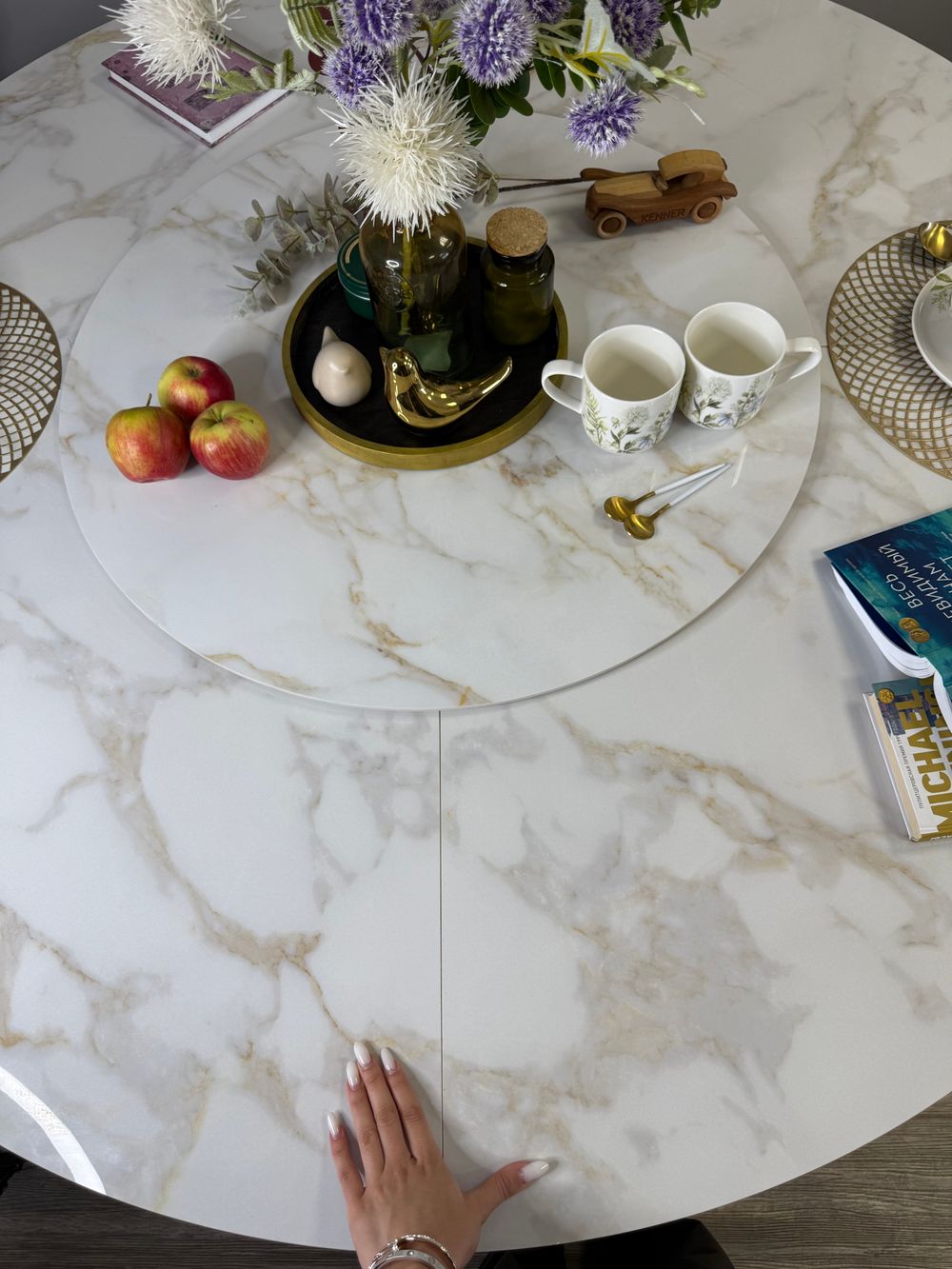 Стол Kenner SK1800, черный/керамика CARLA LARKIN