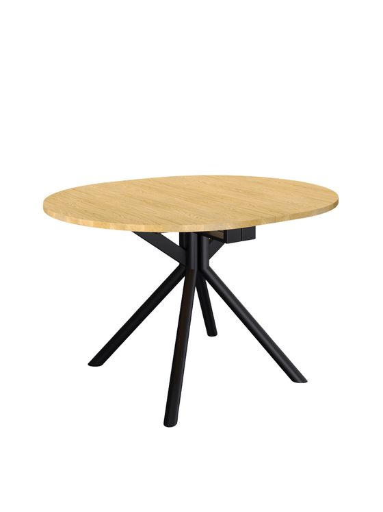 Стол KENNER DO1100 черный/дуб натуральный