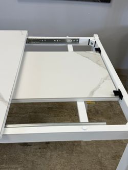Стол Kenner LK1200, белый/керамика GLORIA WHITE арт.170190