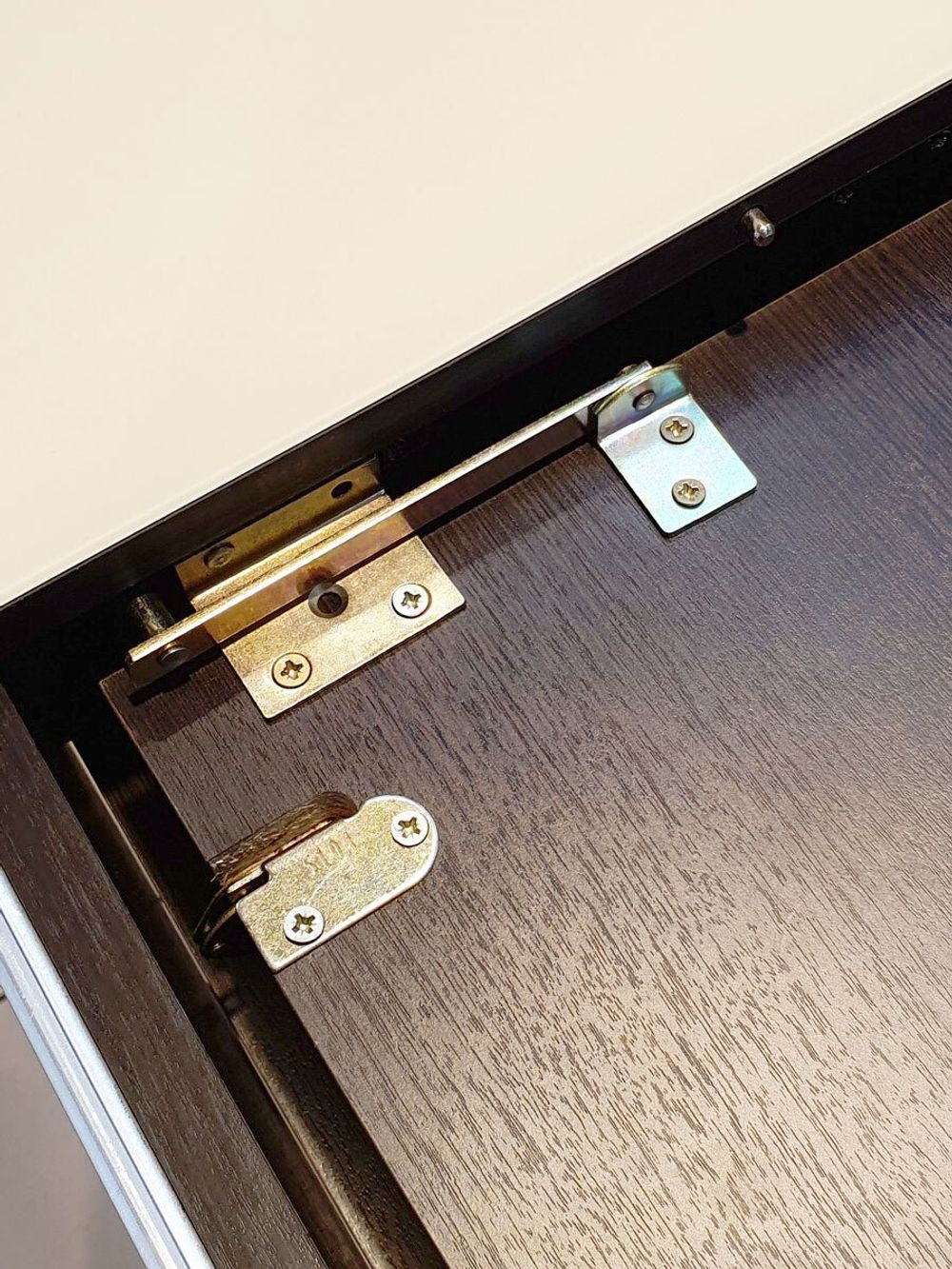 Стол KENNER B1100 венге/стекло крем сатин