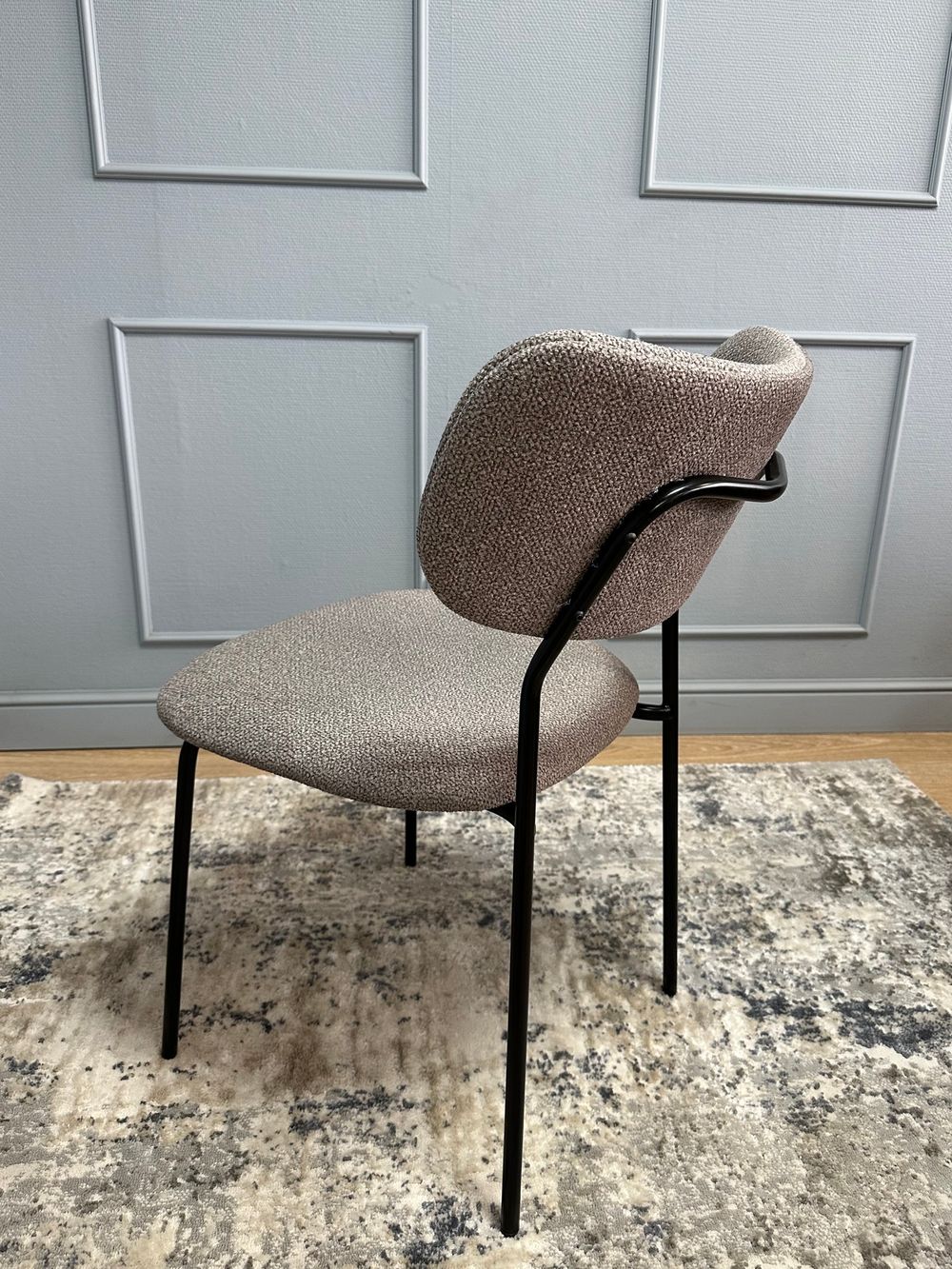 Комплект стульев 2шт KENNER 302SD черный/капучино микробукле