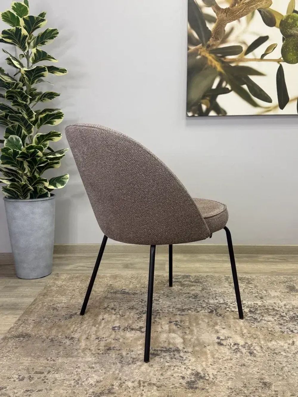 Стул KENNER 176SD черный/капучино