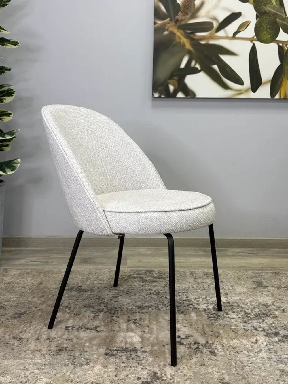 Стул KENNER 176SD черный/серебристый