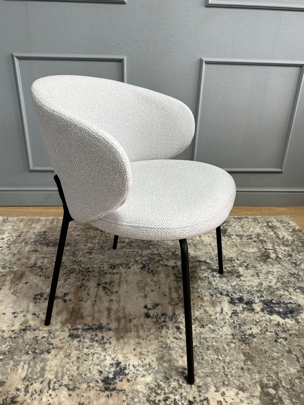 Комплект стульев 2шт KENNER 305SD черный/серебристый микробукле