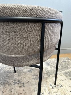 Комплект стульев 2шт KENNER 303SD черный/микробукле капучино