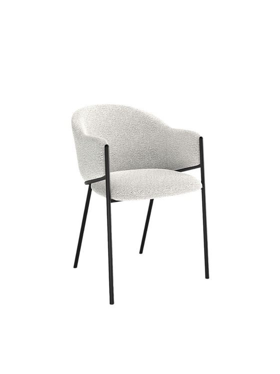 Стул KENNER 308SD черный/серебристый