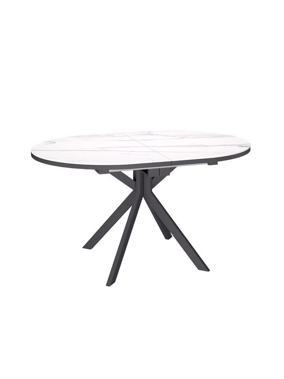 Стол KENNER DO1200 черный/керамика белая