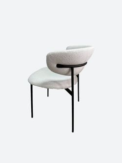 Стул KENNER 309SD черный/микробукле серебристый