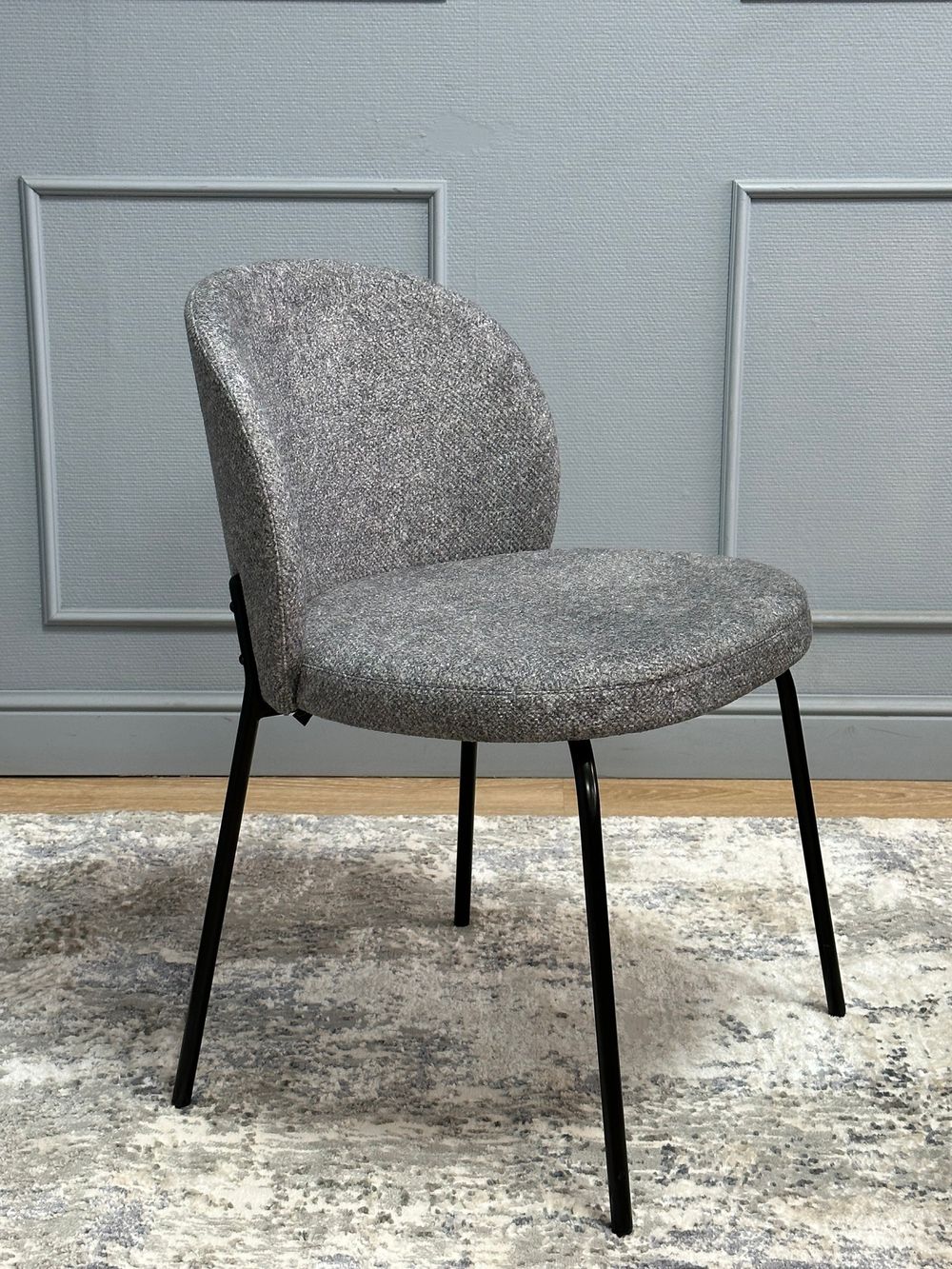 Комплект стульев 2шт KENNER 304SD черный/серый микробукле