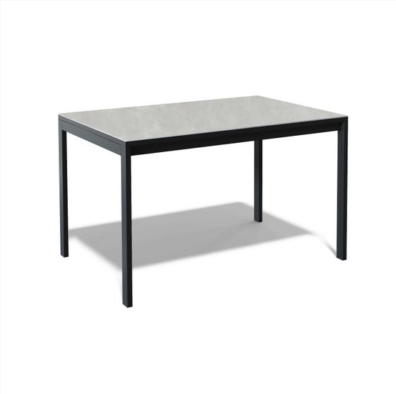 Стол KENNER LK1400 черный/керамика CARMEN LIGHT GRAY