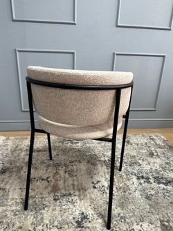 Комплект стульев 2шт KENNER 303SD черный/микробукле бежевый