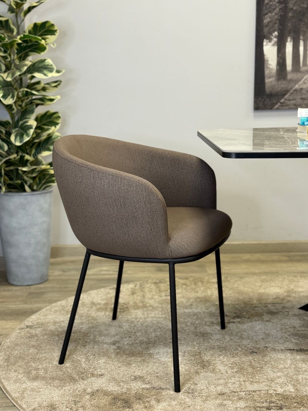 Стул KENNER 313SD черный/какао