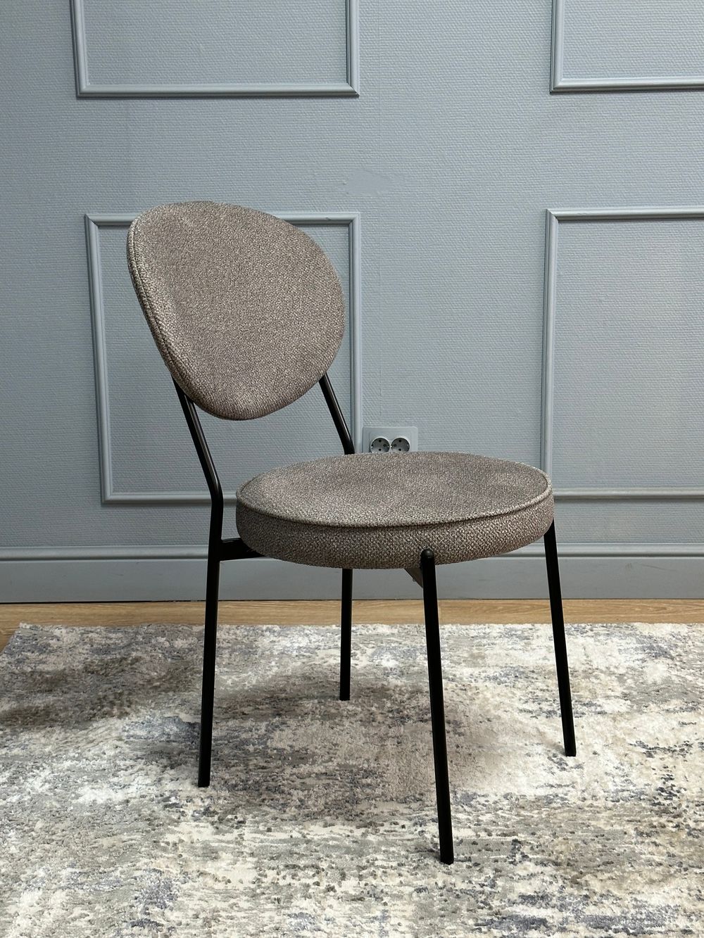 Комплект стульев 2шт KENNER 301SD черный/капучино микробукле