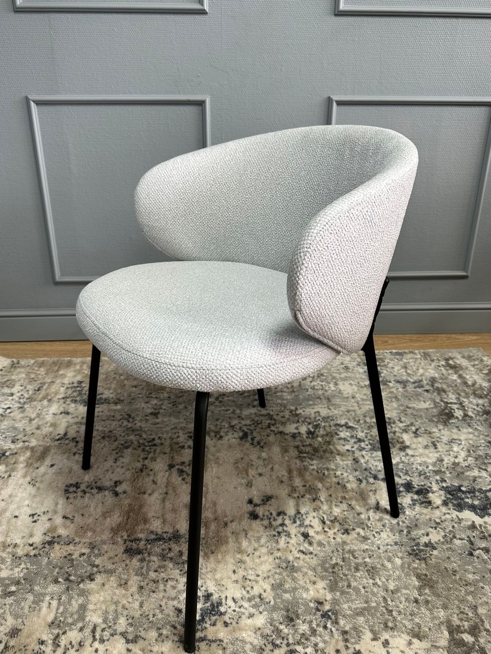 Комплект стульев 2шт KENNER 305SD черный/серебристый микробукле