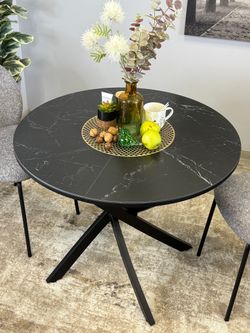 Стол KENNER R900 черный/керамика черная