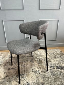 Комплект стульев 2шт KENNER 309SD черный/микробукле серый