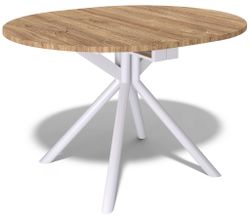 Стол Kenner DO1100, белый/дуб натуральный