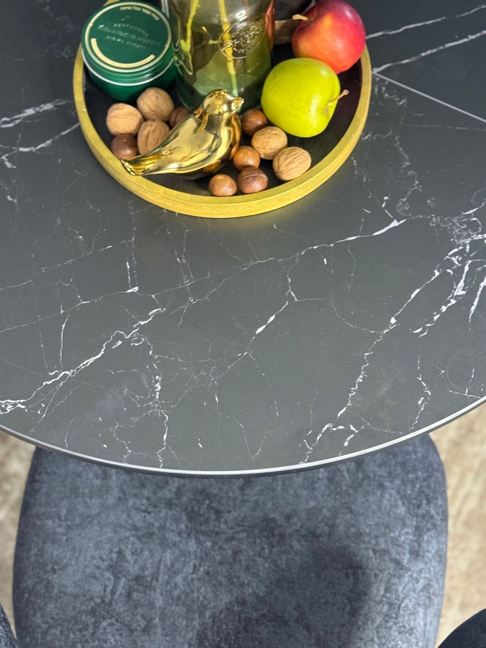 Стол KENNER R1000s черный/керамика черная