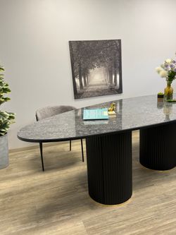 Стол Kenner LD2800, черный/керамика STARRY SKY BLACK