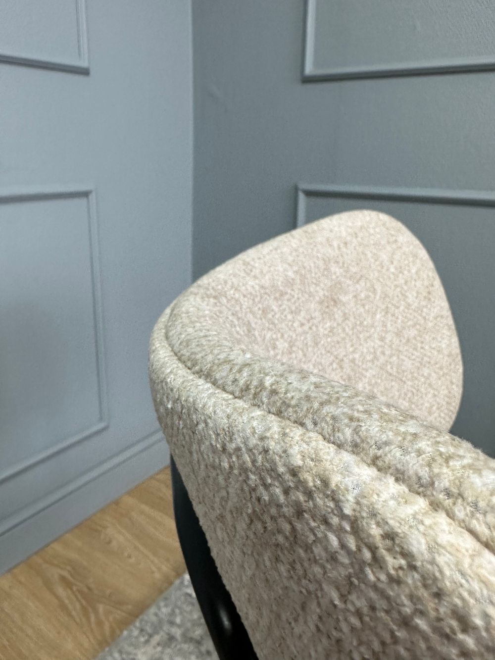 Комплект стульев 2шт KENNER 302SD черный/бежевый микробукле