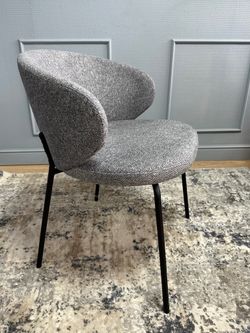 Комплект стульев 2шт KENNER 305SD черный/серый микробукле