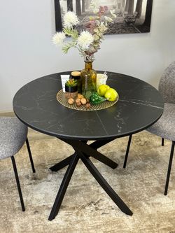 Стол KENNER R900 черный/керамика черная