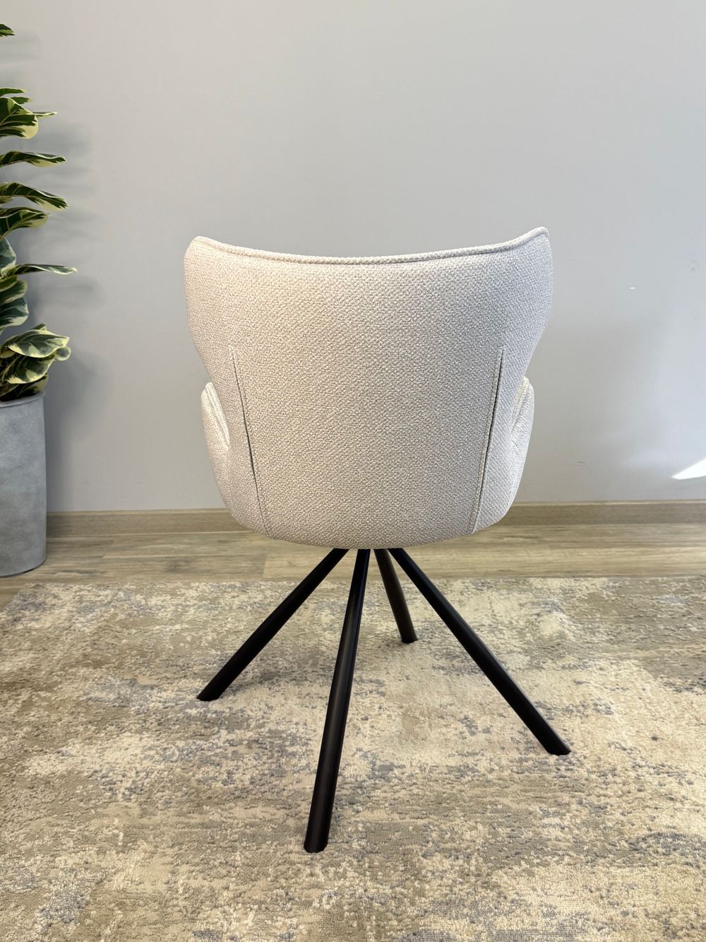 Стул KENNER 311SD черный/серебристый