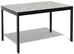Стол Kenner LK1400, черный/керамика CARMEN LIGHT GRAY 170156