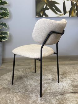 Стул KENNER 302SD черный/бежевый микробукле