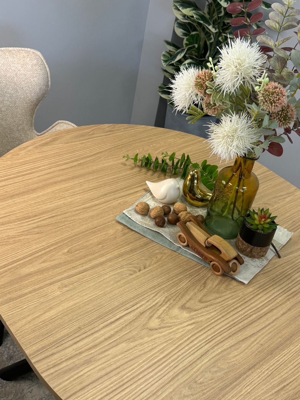 Стол KENNER DO1100 черный/дуб натуральный