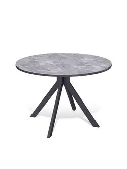 Стол KENNER AR1000 черный/керамика серая